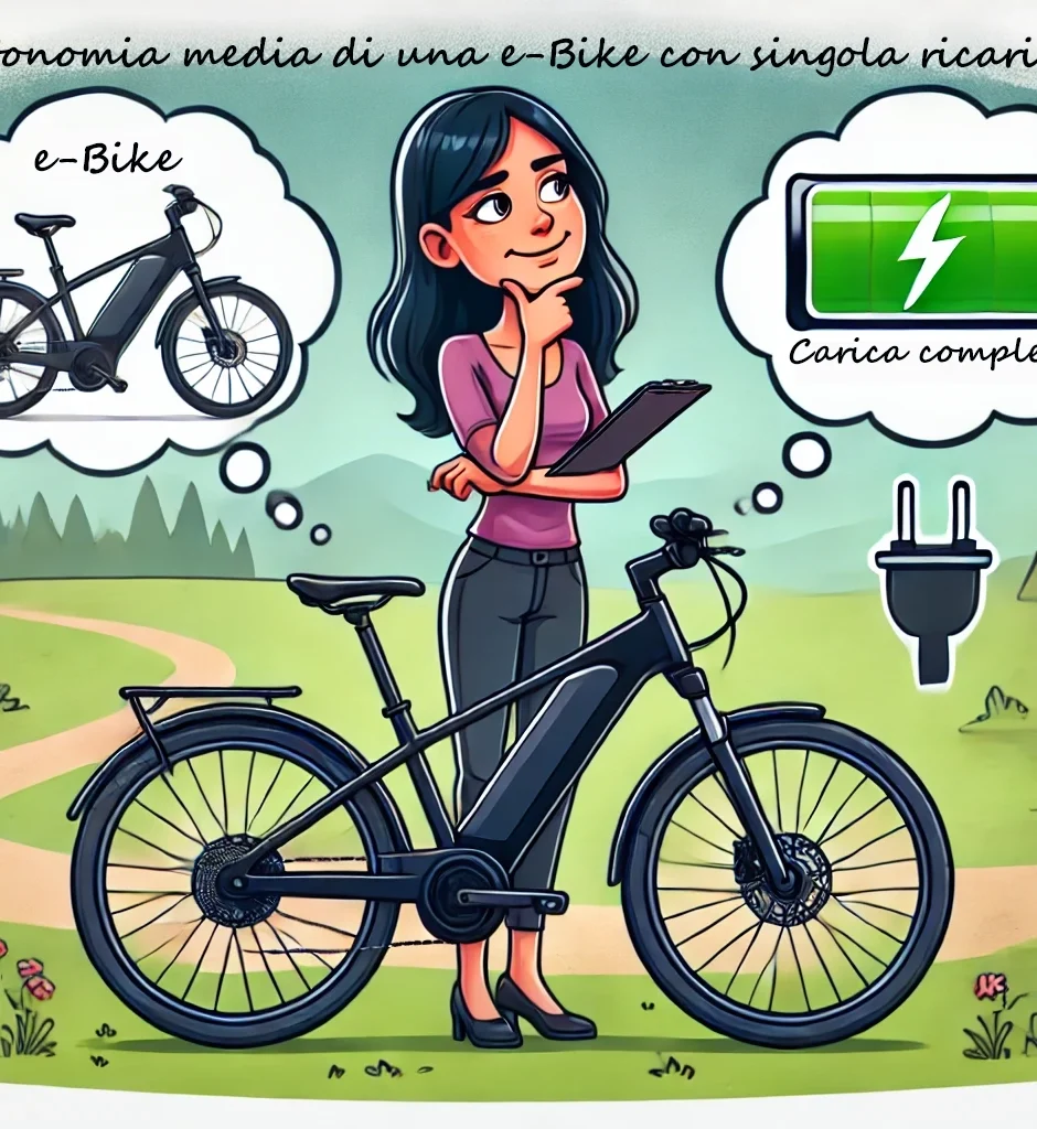 l'autonomia completa di una e-bike