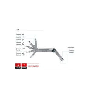 MULTITOOL SKUAD 12 ATTREZZI 